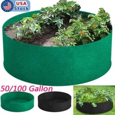 Garden Vegetable Fabric Raised Bed Planting Flower Plant Elevated Grow Bag Pot