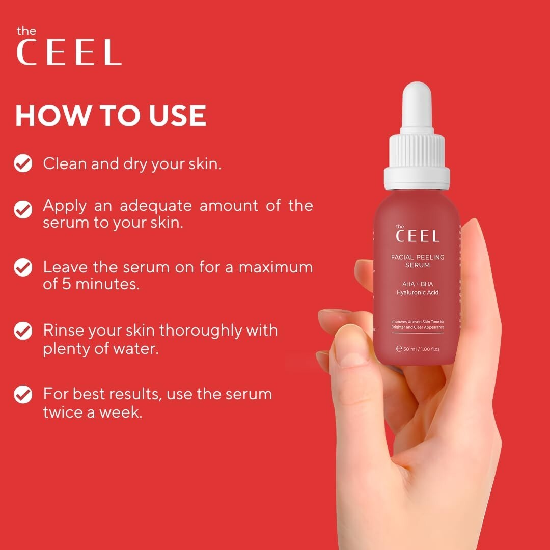Facial Peeling Serum With 10% AHA 2% BHA Saliscylic Acid Serum for Acne Blemish