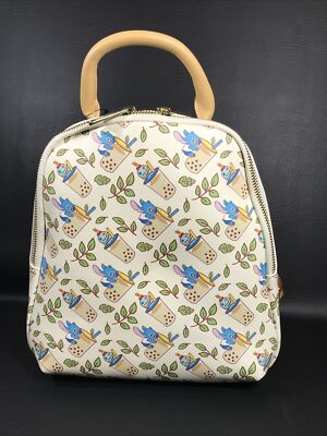 cute boba mini backpack Disney Loungefly Lilo & Stitch Scrump Boba Mini Backpack