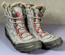 Columbia Snow Boot Women's 8 Minx Shorty III Graphite Waterproof Omni-Heat