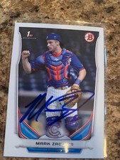 Mark Zagunis Signed 2014 Bowman Draft Rc Auto Chicago Cubs DP92