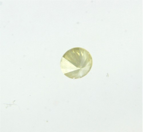0.12CTS COLOR AMARILLO CLARO DIAMANTE SOLITARIO REDONDO 3.06x3.08x2.00 MM - Imagen 14 de 15