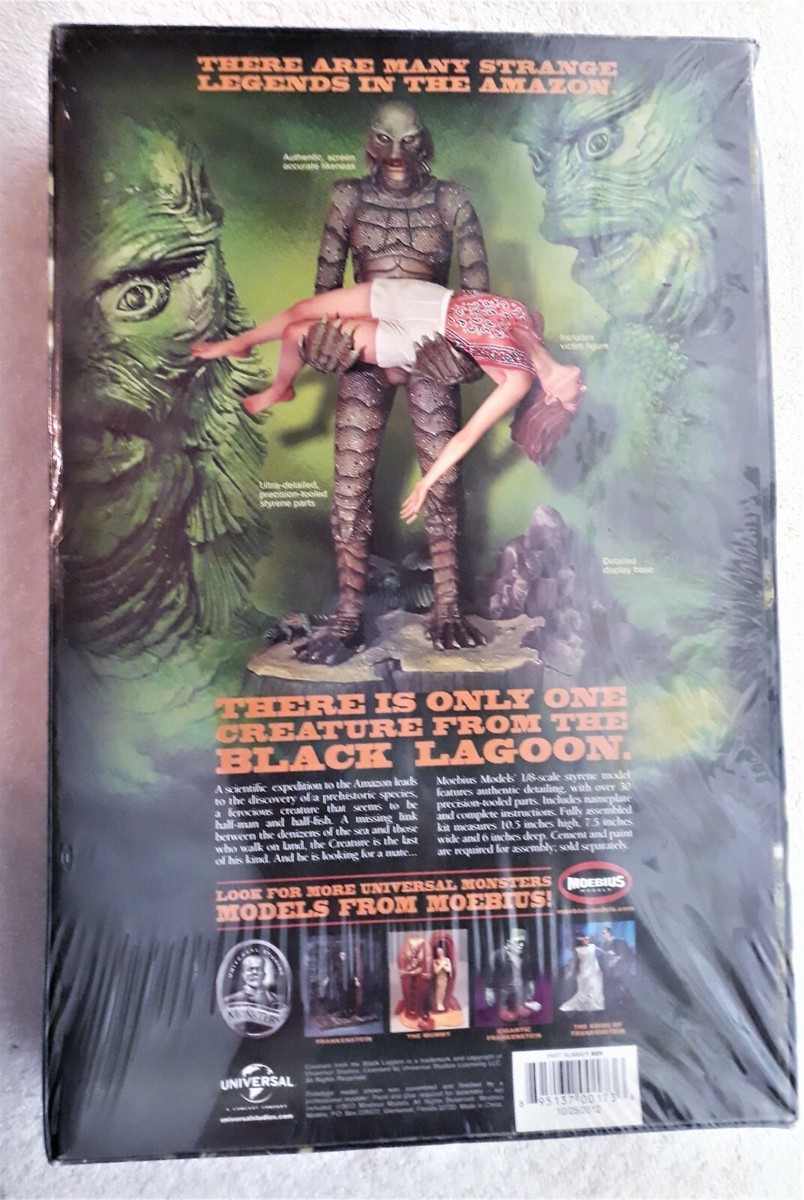 Creature from the Black Lagoon & Girl Moebius Model Kit | eBay