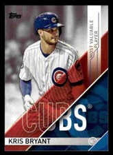 2017 Topps MLB Awards Kris Bryant #MVP-2 - Chicago Cubs