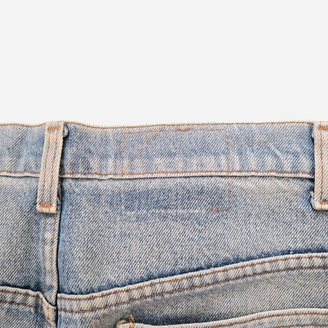 Vintage 60's Levi's Light Blue Denim Straight Leg Men's Jeans 38x34 Awesome Fade thumbnail 8