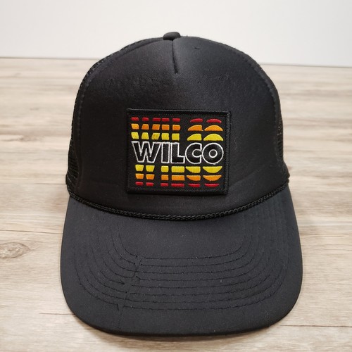 Wilco Hat Cap Snap Back Black Mesh Trucker Patch Band Music Embroidered Otto - 第 1/7 張圖片