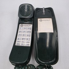 Vtg Southwestern Bell Freedom Phone sleekline corded model fm1000 Dark Green