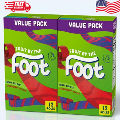 Fruit by the Foot Variety Pack 12 Ct 9 oz Pack of 2 Fruit Snacks
