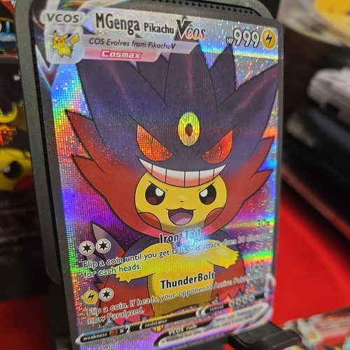 Pikachu Mega Gengar Cosplay Pokemon Cute Doujin ACG HOLO Card - FREE SHIPPING - Picture 2 of 5