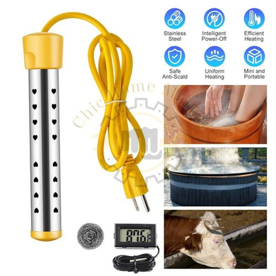 #ad #ad 2000W 110V Water Heater Portable Electric Immersion Element Bucket Boiler Travel $15.93