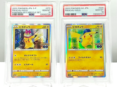 PSA 10 Pikachu - HOLO SEQ SET 272/S-P 028 2022 POKEMON GO CARD