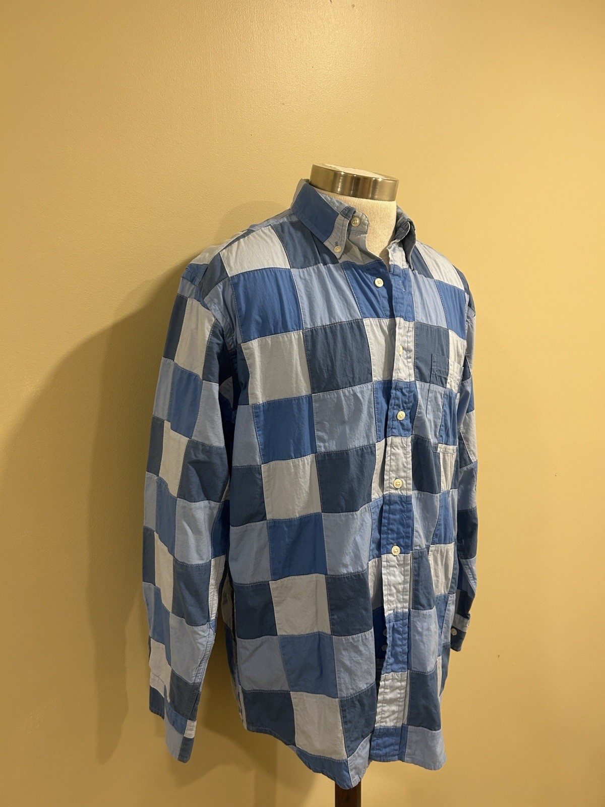 Brooks Brothers Patchwork Chambray Button Down Sh… - image 2