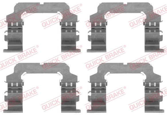ZubehöRkit, Scheibenbremsbelag Quick Brake 109-1738 FüR Nissan-image