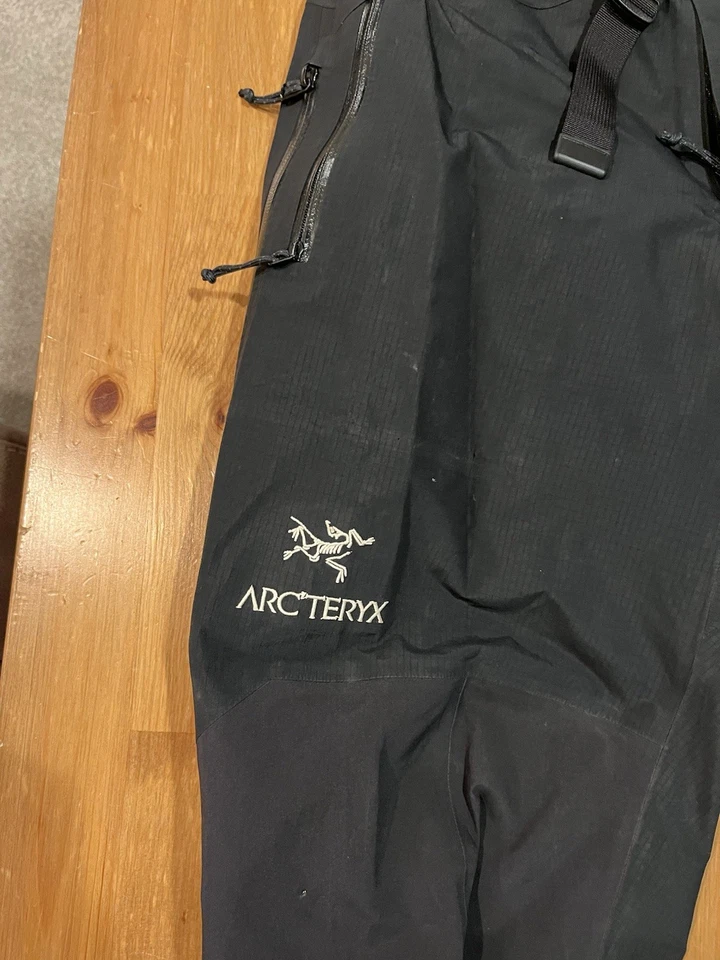 Black Arc'teryx Gore-tex Pro Shell Snow Ski Pants Women's Size S Small - Image 2 of 4
