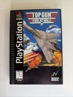 Top Gun: Fire at Will Playstation 1, 1995 PS1 Long Box Edition