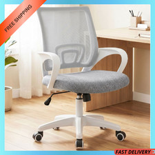 CELTOSS Ergonomic Office Chair Mesh Lumbar Support 250lb Adjustable Gray