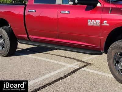 APS 6'' Flat Side Steps Wheel-to-Wheel Fit 09-18 Ram Crew Cab 6.5ft Bed