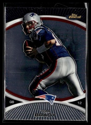 2010 Topps Finest Tom Brady New England Patriots #40