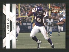 2010 Panini Threads #83 Sidney Rice Minnesota Vikings 42549