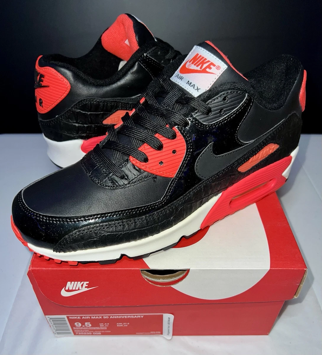 Preços baixos em Nike Air Max 90 Infrared Croc | eBay