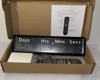 Countdown Display Event Timer NEW Days Hours Minutes LED