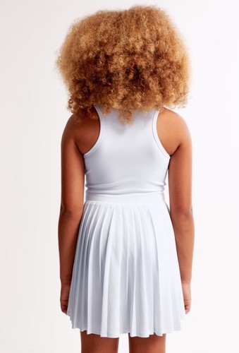 Abercrombie Kids Soft Blue ypb half-zip pleated mini dress Size 9/10 - Picture 5 of 9