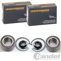 2X Denckermann RADLAGER-SATZ Mit ABS-RING Vorne Passend FüR Ford Fiesta Focus FU