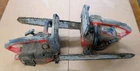 Lot Of 2 Vintage Homelite 200 Classic Top Handle Chainsaws Starts For Parts