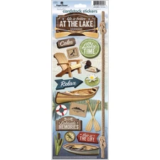 Paper House Cardstock Stickers 4.625"X13"-At The Lake
