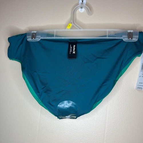 Hurley Reversible Green and Teal Large Bikini Bottoms - Picture 9 of 16