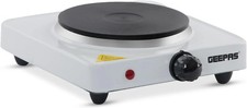 GEEPAS Hot Plate Electric Cooker Single Portable Precise Table Top Hob 1000W