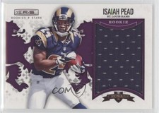 2012 Panini Rookies & Stars Rookie Crusade Purple Materials 6/49 Isaiah Pead 2l7