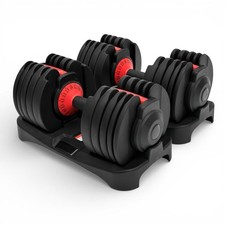 Coppia Manubri Pesi V2 Palestra Casa Da 2.5 A 24 Kg - 15 Livelli Regolabili Set