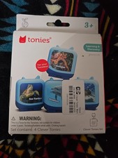 Toniebox Clever Tonies Set, Marine Life-Audio Set of 4 - NEW