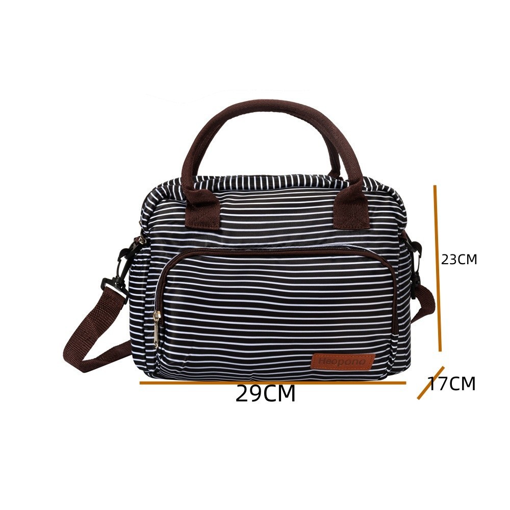 Insulated Lunch Bag for Women. Lunch Box, Reusable with Zipper Lunch Tote Bag