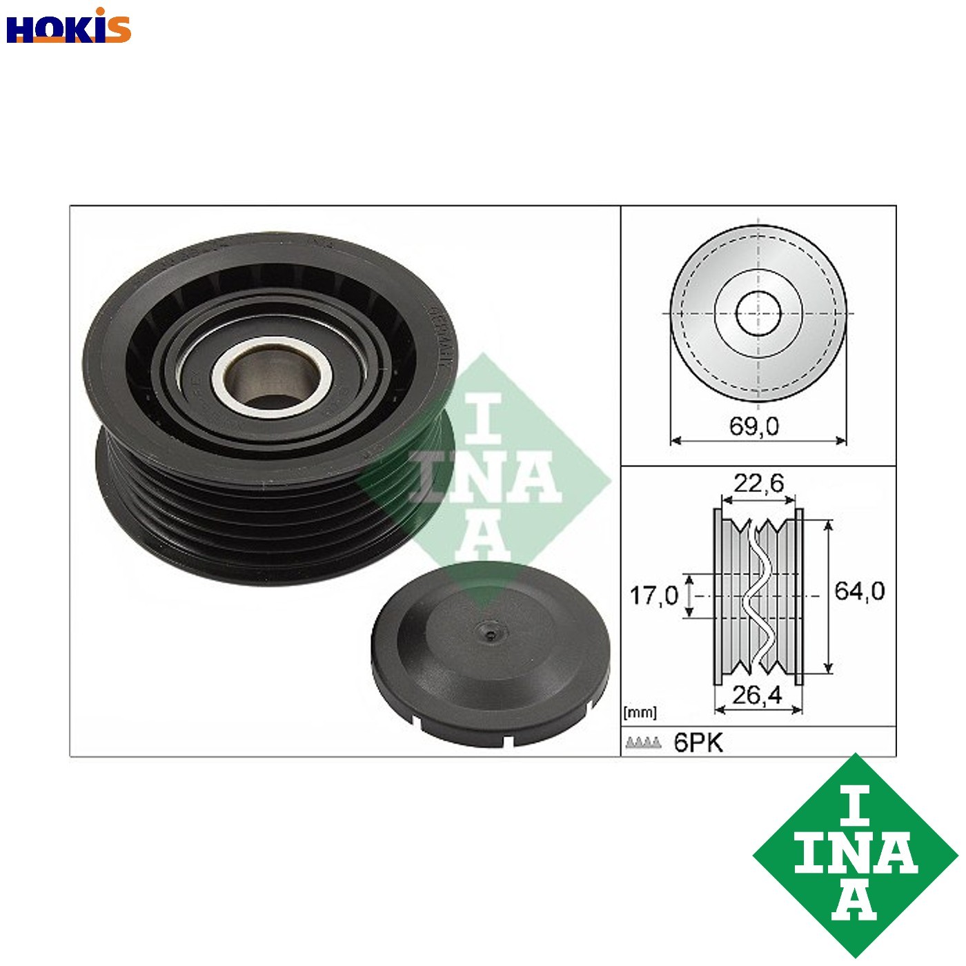 4x ✅Fits INA 532 0160 10 V-RIBBED BELT PULLEY ⭐UK Seller⭐ - Image 30
