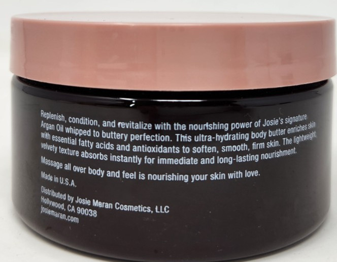 Josie Maran Whipped Body Butter Pure Vanilla Bean 8 oz Sealed New No Box