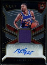 MIKAL BRIDGES 2018-19 PANINI SELECT ROOKIE PATCH AUTO #RJA-MKB /199 RPA RC SUNS