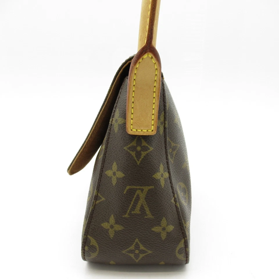 LOUIS VUITTON Mini Looping M51147 Monogram Schultertasche Braun GEBRAUCHT - Bild 3 von 4