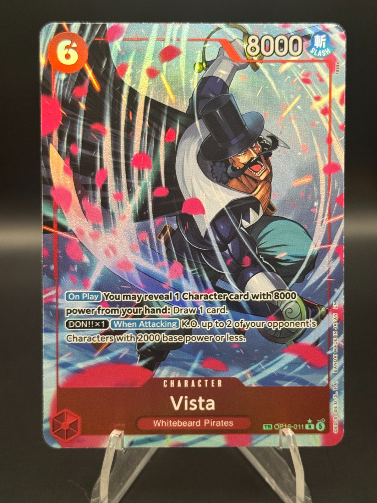 Vista TREASURE RARE (OP16-011) OP16 - The Time of Battle ENGLISH