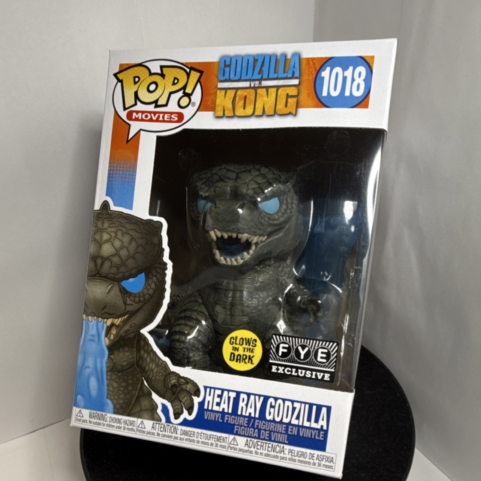 Funko Pop! Vinyl Heat Ray Godzilla Vaulted FYE Glow GITD Exclusive #1018 Rare