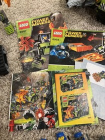 LEGO Power Miners Lot 8956, 8957, 8958, 8960 
