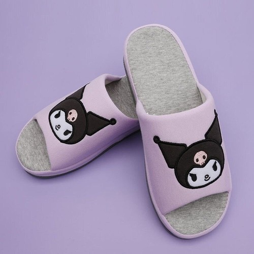 Sanrio Characters My Melody / Kuromi Face Indoor Room Slippers (1Pair) - Picture 3 of 7