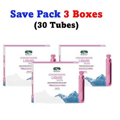 3 X BioActive Concentrated Liquid Collagen Skin Beauty Booster Hydration Elastic