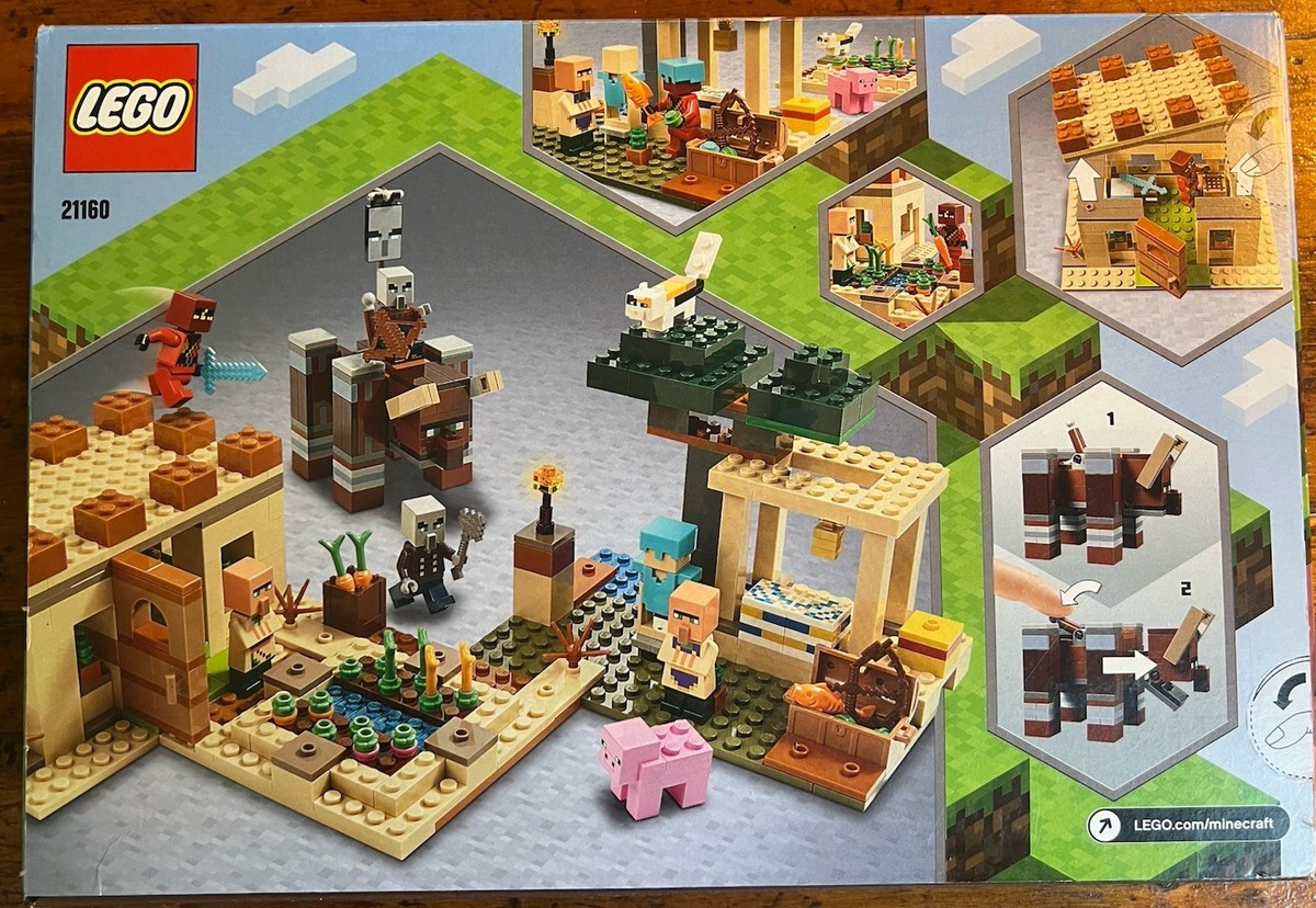 The Illager Raid Lego Set LEGO Minecraft: The Illager Raid (21160