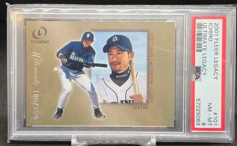 Fleer Ichiro Suzuki Vintageless Baseball Sports Trading Cards