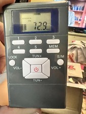 Portable Mini Digital LCD FM Radio Stereo Receiver with Earphones for Walking