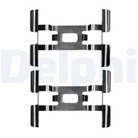 Delphi ZubehöRsatz Scheibenbremsbelag LX0856 FüR Porsche Cayenne 9YA 9YB AWD