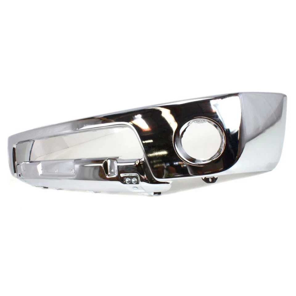 NUEVO parachoques delantero fascia de acero cromado para Nissan Frontier 2005-2008 con niebla 05-08 Foto 3 de 4