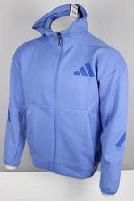 Adidas Men's Z.N.E. Full Zip Hoodie Sweatshirt M Medium Blue Fusion JW4717